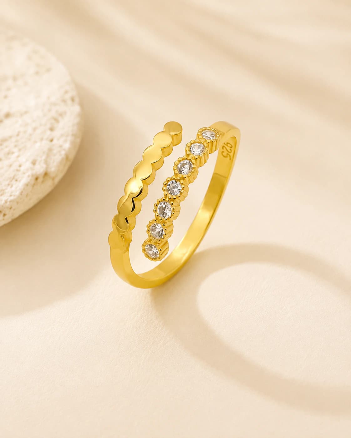 Arwen Zirkon Taşlı Yüzük Görsel 2